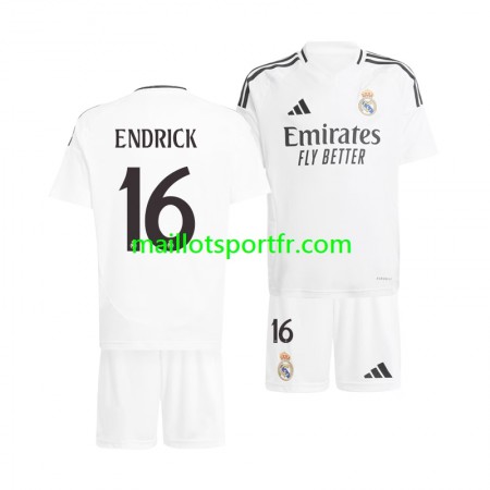Maillot de Foot Real Madrid ENDRICK 16 Enfant Domicile 2024/25